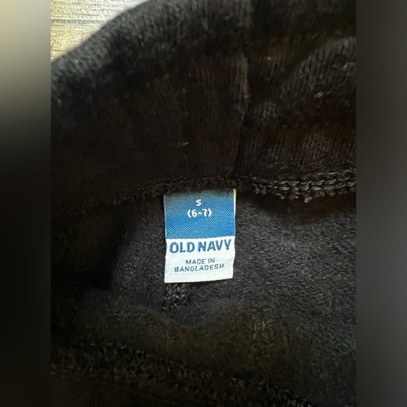 Old Navy Kids Black Drawstring Sweatpants Size Small 6/7 NWT - Picture 3 of 4